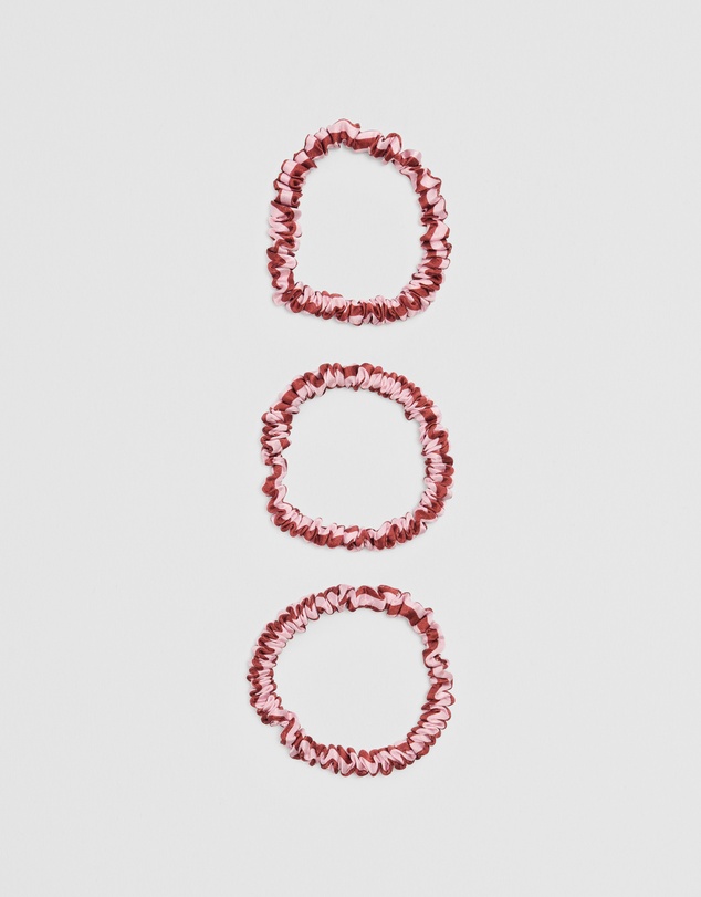 Country Road - Small Silk Scrunchie Pack Of 3