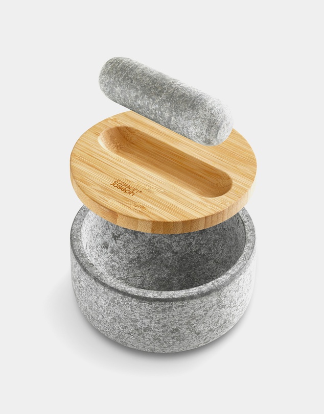 Joseph Joseph - Dash™ Pestle & Mortar with Bamboo Lid