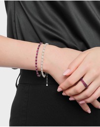 THOMAS SABO - Bracelet with ruby red zirconia