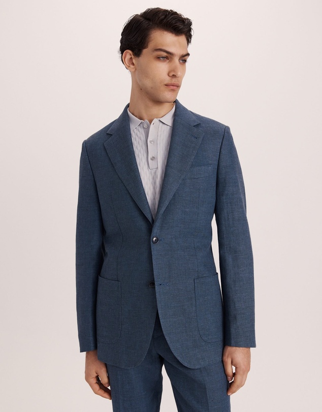 SABA - Lucian Cotton Linen Suit Jacket