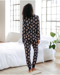 Chelsea Peers - Cockapoo Print Long Pyjama Set