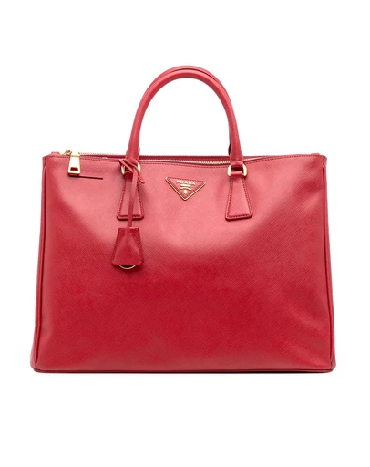 Pre-Loved by Azura Reborn - Pre-Loved Large Saffiano Lux Galleria Double Zip Satchel