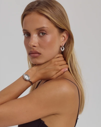 CENDRE - Kate Watch White Silver