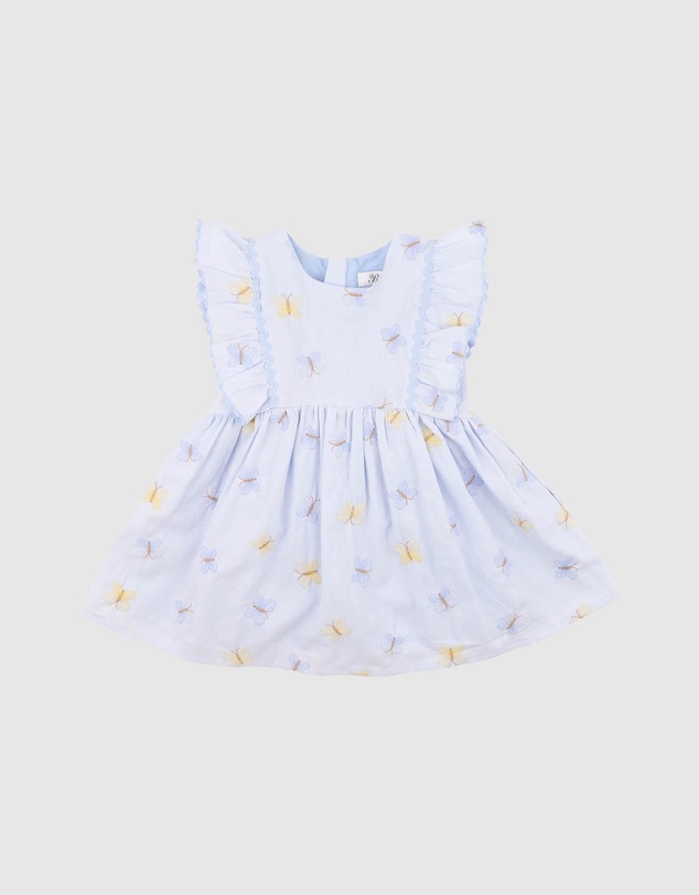 Bebe by Minihaha - Libby Embroidered Butterfly Dress - Babies