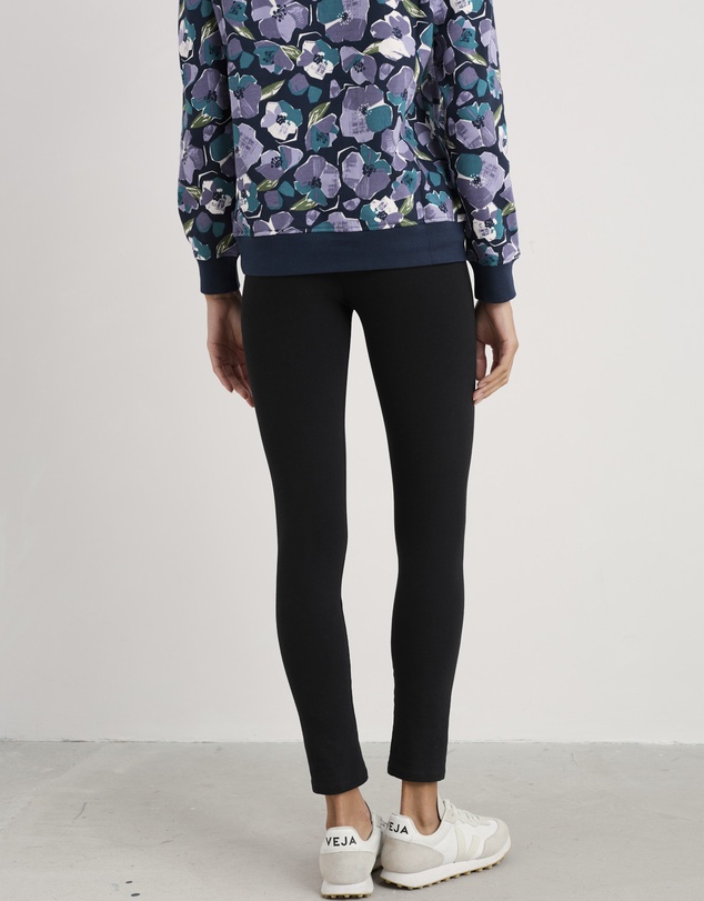 Seasalt - Seasalt Cornwall Black Sea Dance Cotton Leggings
