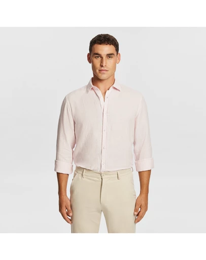 yd. - West Hampton Pure Linen Shirt