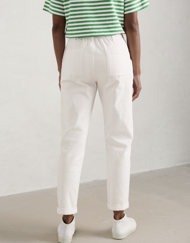 Seasalt - Seasalt Cornwall White Waterdance Trouser