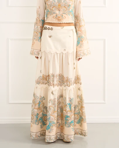 Heaven Australia - Tapestry Tia Maxi Skirt