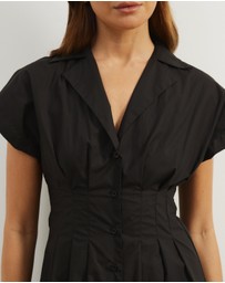 Atmos&Here - Marcy Pin Tuck Midi Dress