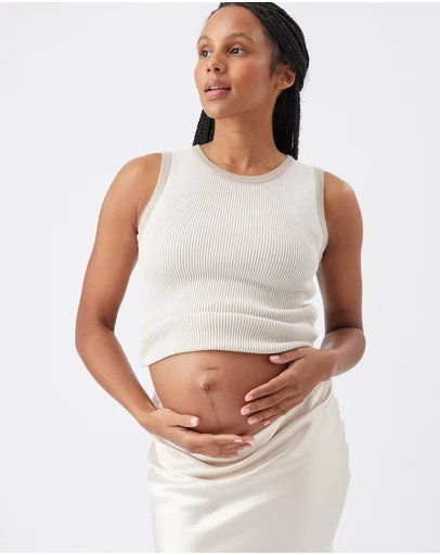 Ripe Maternity - Zoe Rib Knit Nursing Tank