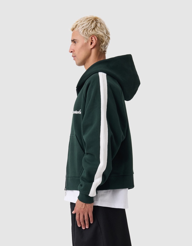 Zanerobe - Stitched Box Crop Hood Forest