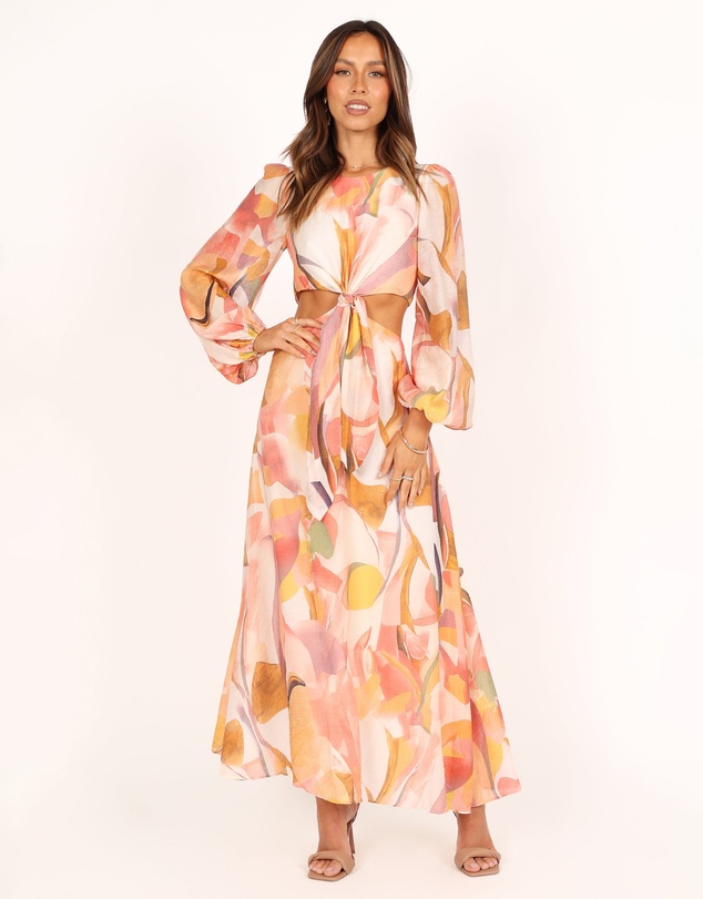 Petal & Pup - Laquin Long Sleeve Maxi Dress - Pink