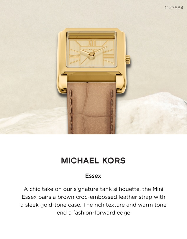 Michael Kors - Essex Brown Analogue Watch