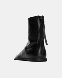 ARKET - Leather Sock Boots - Women's