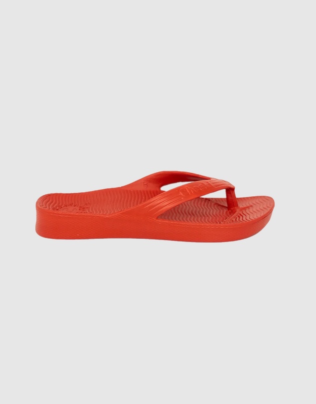 Tolu Australia - Red Thongs For Kids With Arch Support