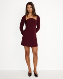 Dazie - Suits Me Tailored Long Sleeve Mini Dress