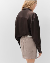 UNISON - Denim Mini Skirt