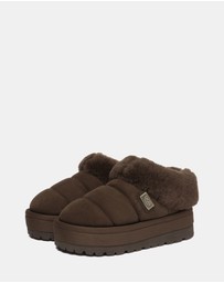 EVERAU - EverAU Ugg Ulrika Platform Sheepskin Upper House Shoes