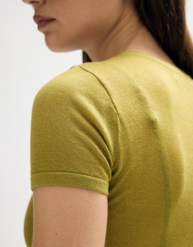 Minima Esenciales - Renna Lyocell Silk Blend Sheer Tee