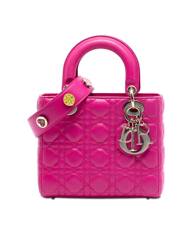 Pre-Loved by Azura Reborn - Pre-Loved Small Lambskin Cannage My ABCDior Lady Dior