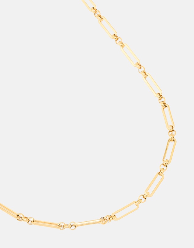 Lovisa - Waterproof Gold Plated Stainless Steel Open Oval Link Necklace