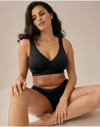 Naturana - Athleisure Cotton Padded Strap Wirefree Bra
