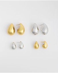 Wanderlust + Co - Teardrop Classic 20mm Stud Earrings