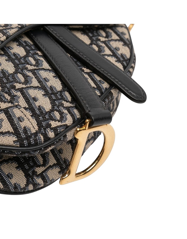 Pre-Loved by Azura Reborn - Pre-Loved Mini Oblique Canvas Saddle Bag