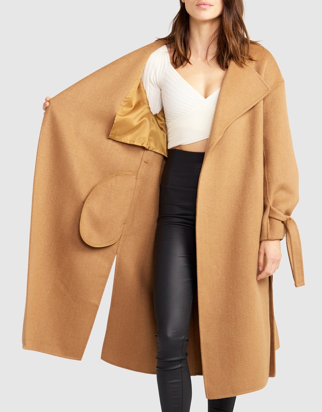 Belle & Bloom - Head Over Heels Collarless Robe Coat