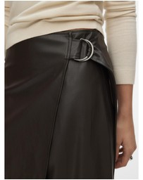Vero Moda - Polly Faux Midi Skirt