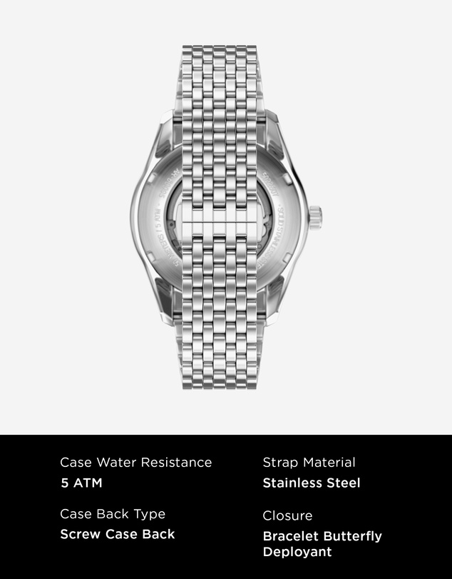 Emporio Armani - Silver Tone Analogue Watch