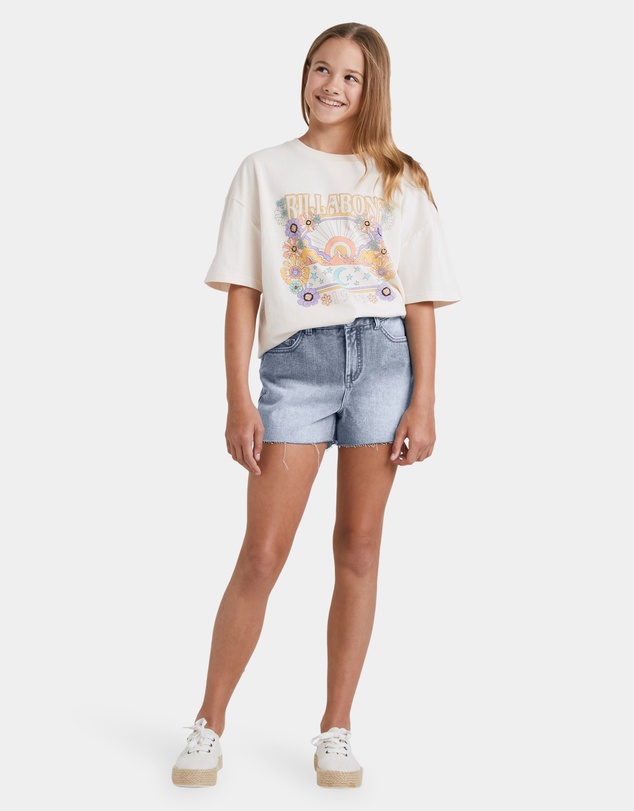 Billabong - Girls 6 to 4 Miley Denim Shorts
