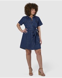 Indigo Tonic - Tia Chambray Mini Shirt Dress