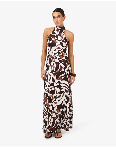 Forcast - Hazel Printed A-line Skirt