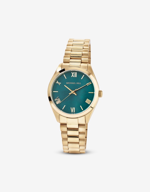 Michael Hill - Ladies' 32.5mm Dress Watch in Gold-Tone Stainless Steel