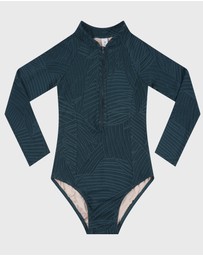 Aqua Blu Kids - Stepping Stones Long Sleeve One Piece - Teens