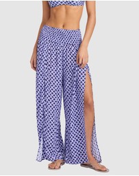 Seafolly - Marseille Shirred Waist Wrap Pant