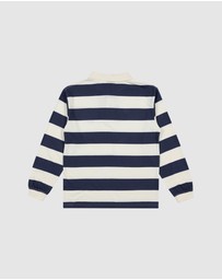 Santa Cruz - Reverse Dot Patch Polo - Teens
