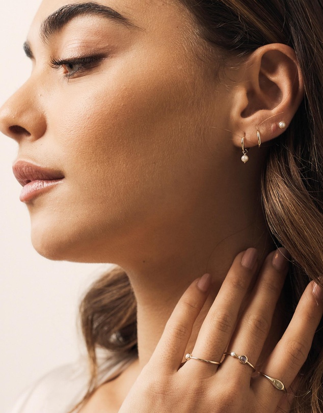 Luna Rae - Solid Gold - Hilo Studs