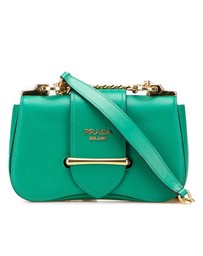 Pre-Loved by Azura Reborn - Pre-Loved prada Elegant Top Handle Bag with Chain Strap