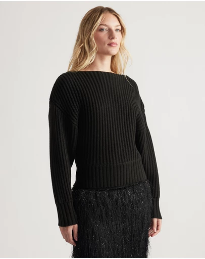 Decjuba - Rose Drop Shoulder Knit Jumper