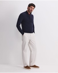Sportscraft - Merino Quarter Zip Knit