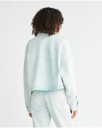 Calvin Klein Jeans - Oversized Cropped Denim Shirt