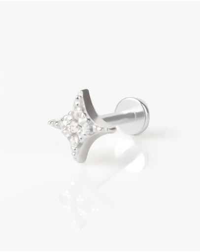 Wanderlust + Co - Sparkle Pave Flat Back Earring