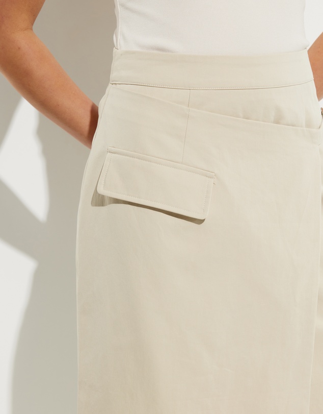 Calli - Tara Midi Twill Skirt