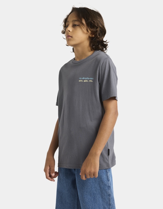 Quiksilver - Boys 8 to 16 Stacked Line Up T-Shirt