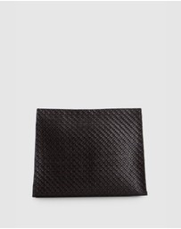 Evity - Logan Leather Weave Pouch
