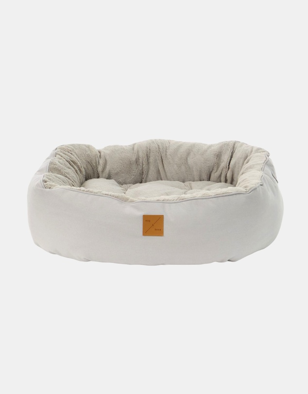 Mog & Bone - 4 Seasons Reversible Circular Dog Bed - Grey