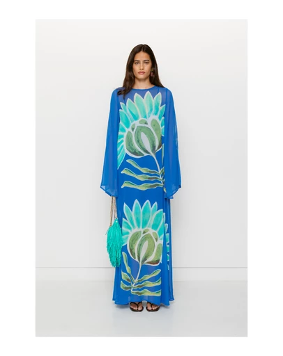 The Wolf Gang - Solsana Long Sleeve Dress - Fern