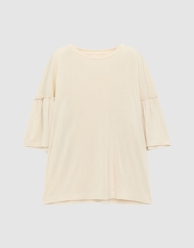 ARKET - Frill-Sleeve T-Shirt
